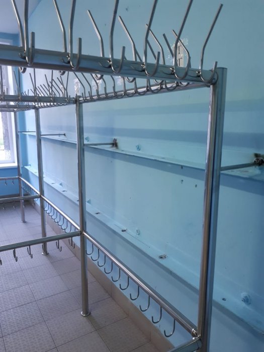 Гардероб в школе № 91, г. Екатеринбург