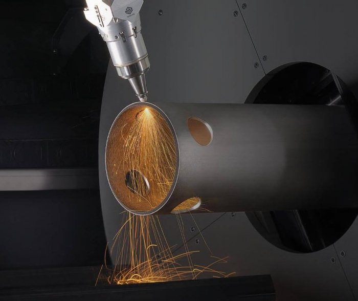 Лазерная резка круглых труб