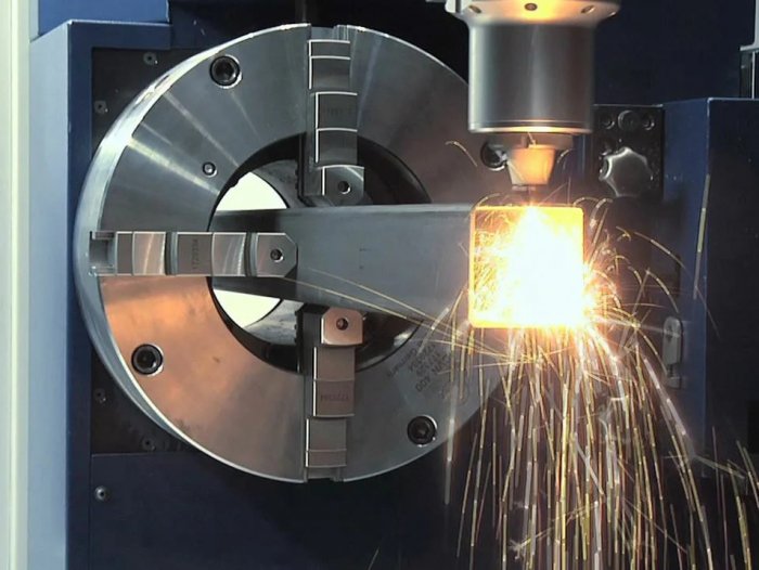 Лазерная резка профильной трубы