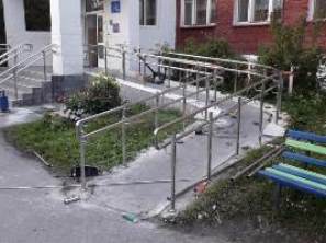 Ограждения для пандуса, крыльца, площадок в г. Реж