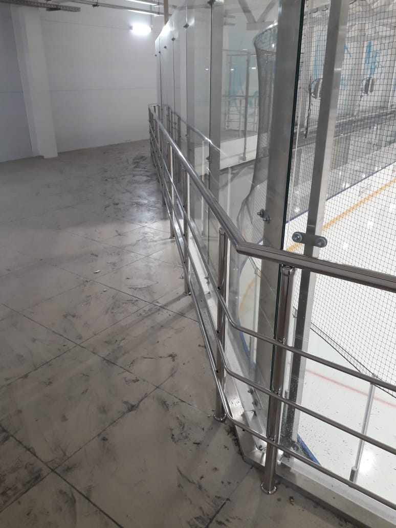 Ограждения для ледовой арены в Красноуральске