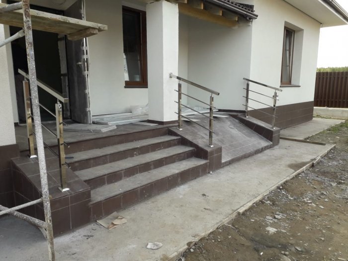 Ограждения для крыльца, п. Кашино