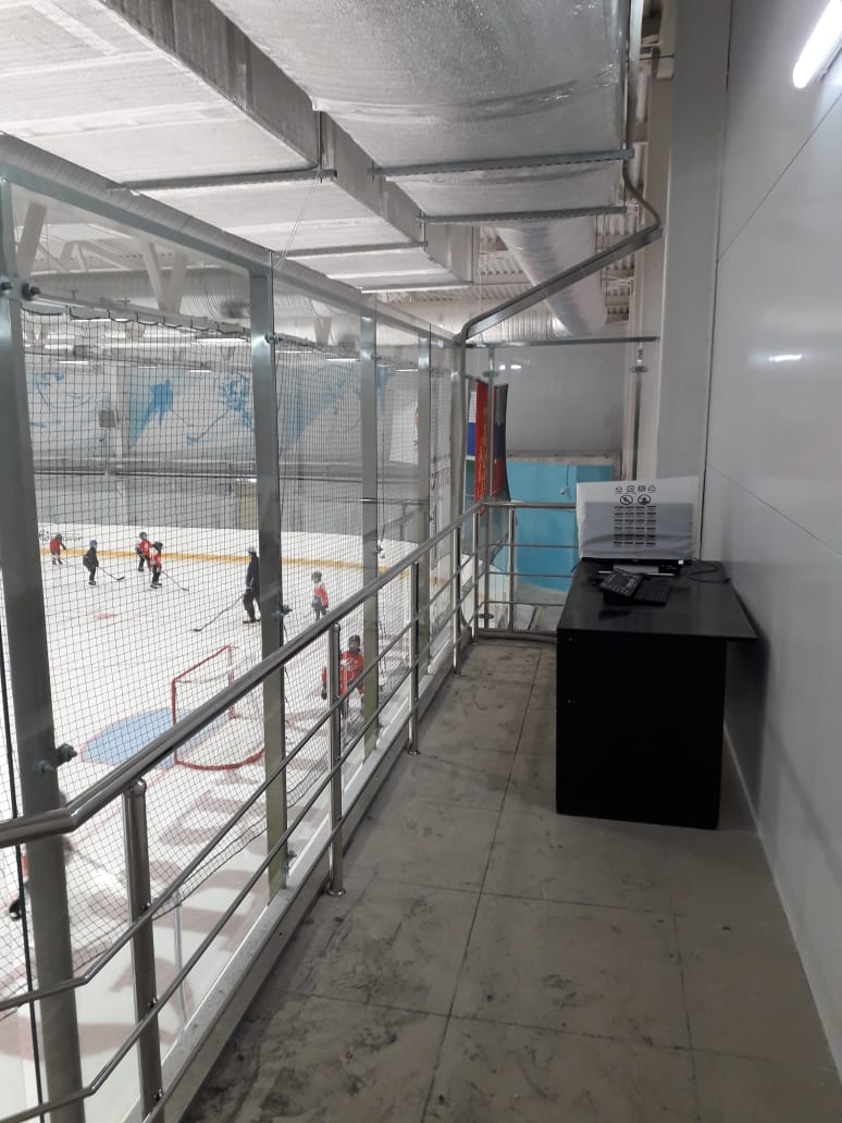 Ограждения для ледовой арены в Красноуральске