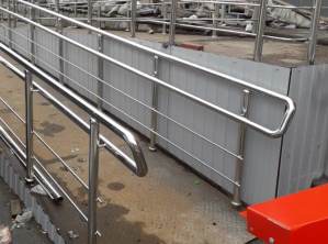 Ограждения для магазина Пятерочка в г. Качканаре