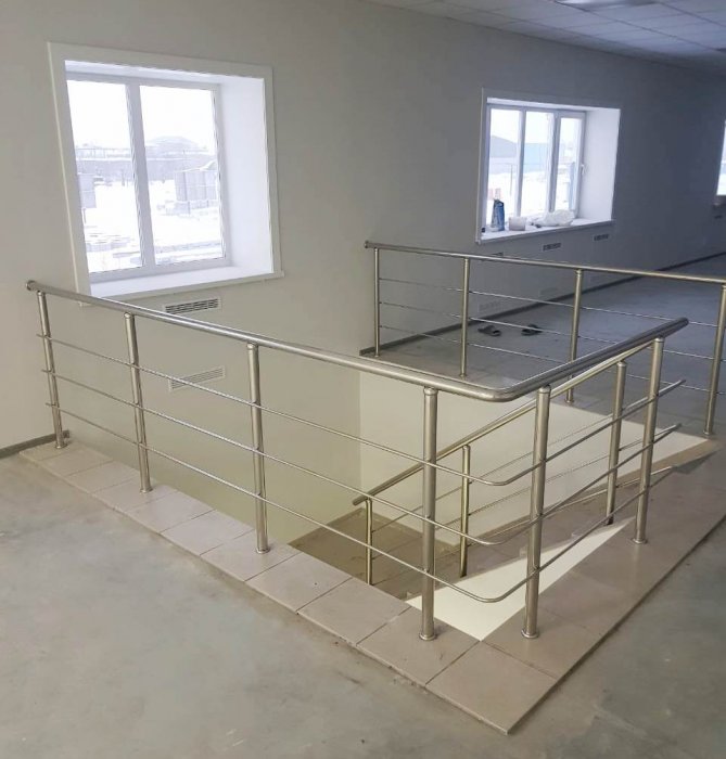 Монтаж ограждений для лестницы, г. Первоуральск