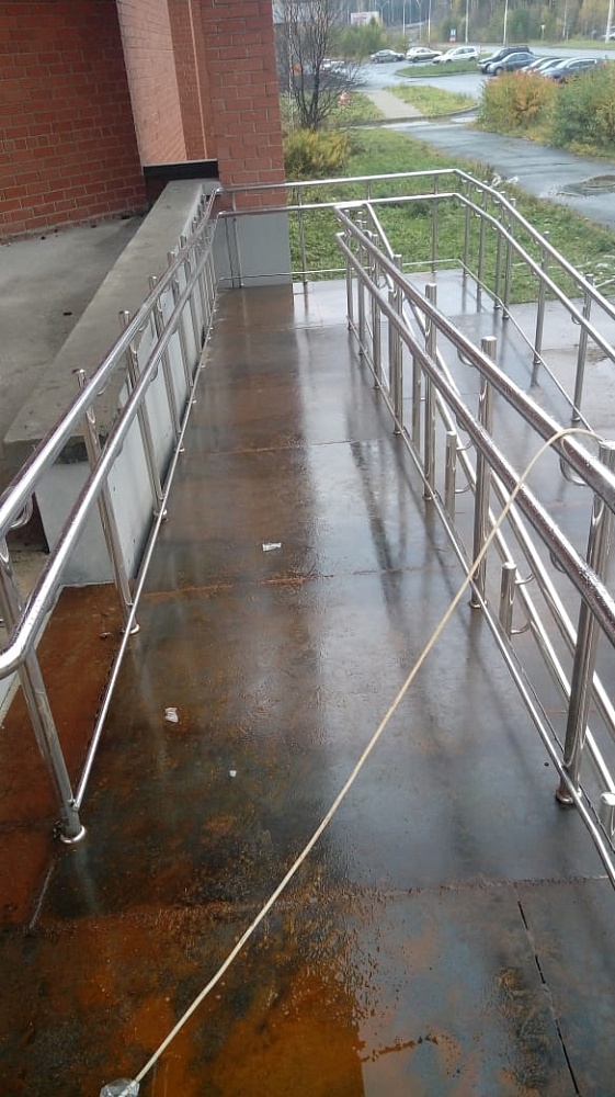 Ограждения для пандуса в г. Новоуральск