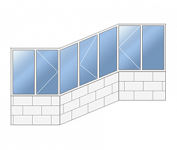 Ленточное остекление