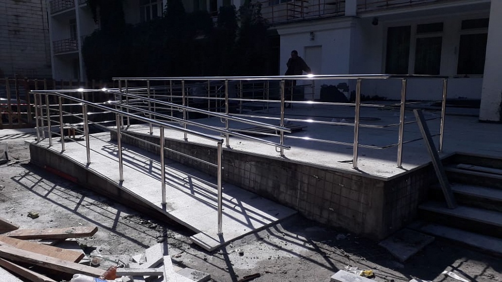 Ограждения для входной группе и пандуса в Асбесте