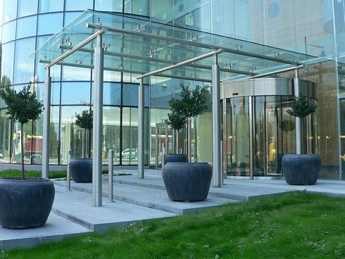 Стеклянные навесы