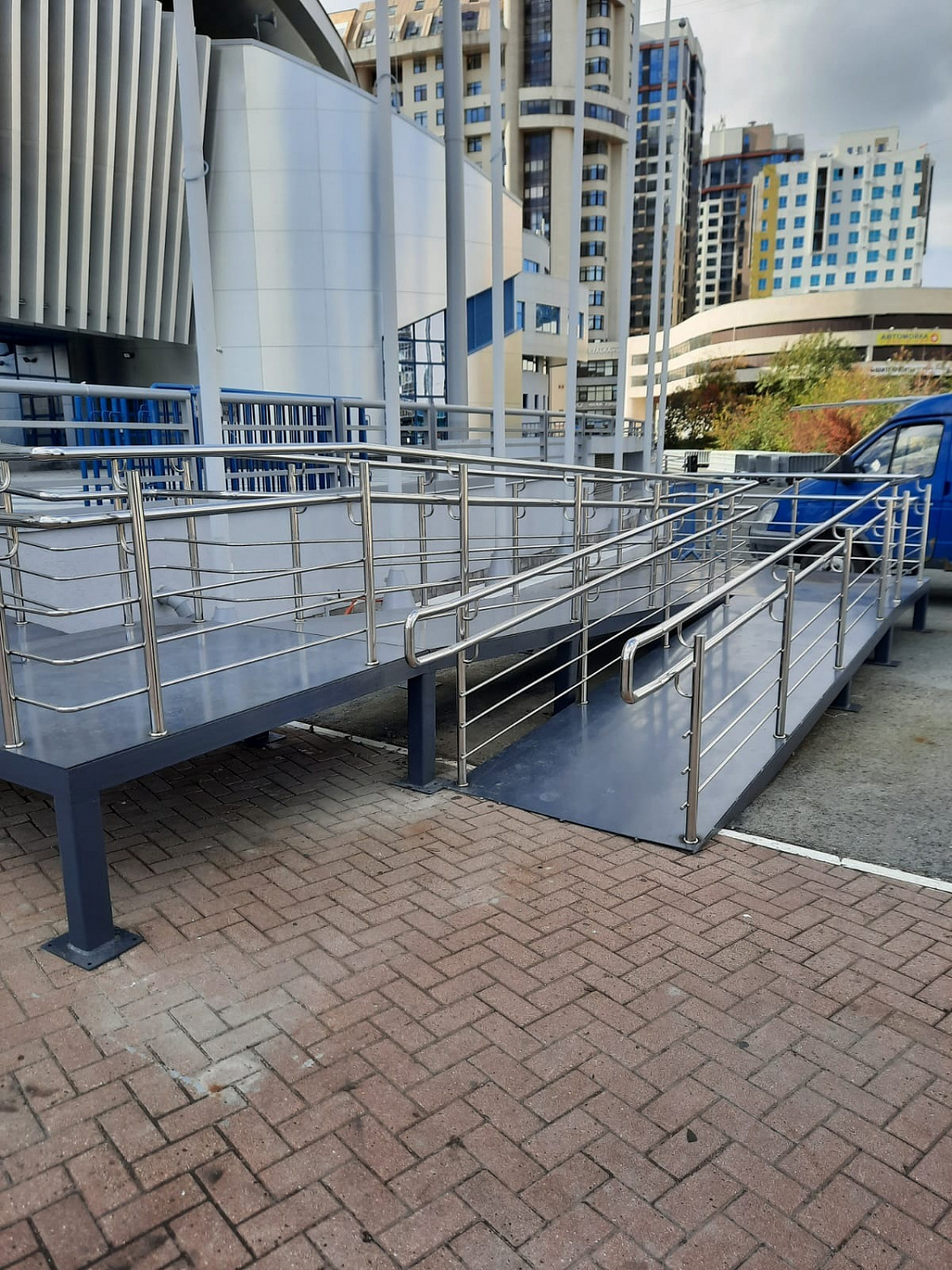 Пандус и ограждения, ДИВС, г. Екатеринбург