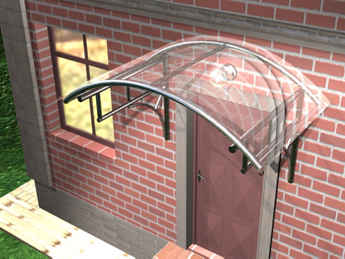 Козырьки из поликарбоната