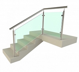 Ограждения из стекла