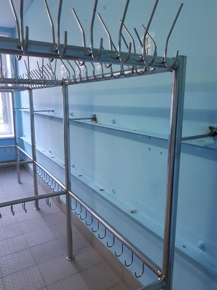 Гардероб в школе № 91, г. Екатеринбург